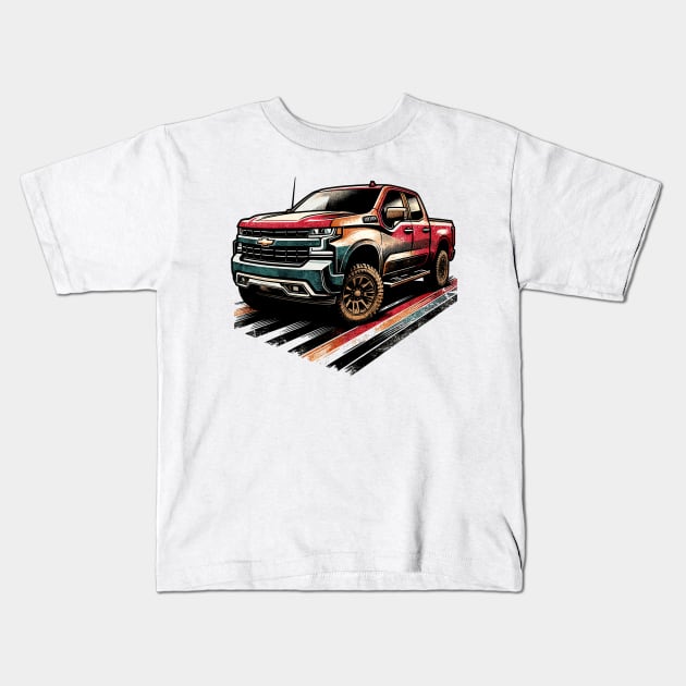 Chevy Pickup Kids T-Shirt by Vehicles-Art